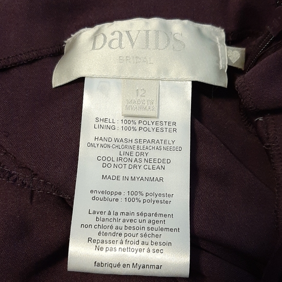 David's Bridal Bridesmaid Dress - Picture 5 of 5